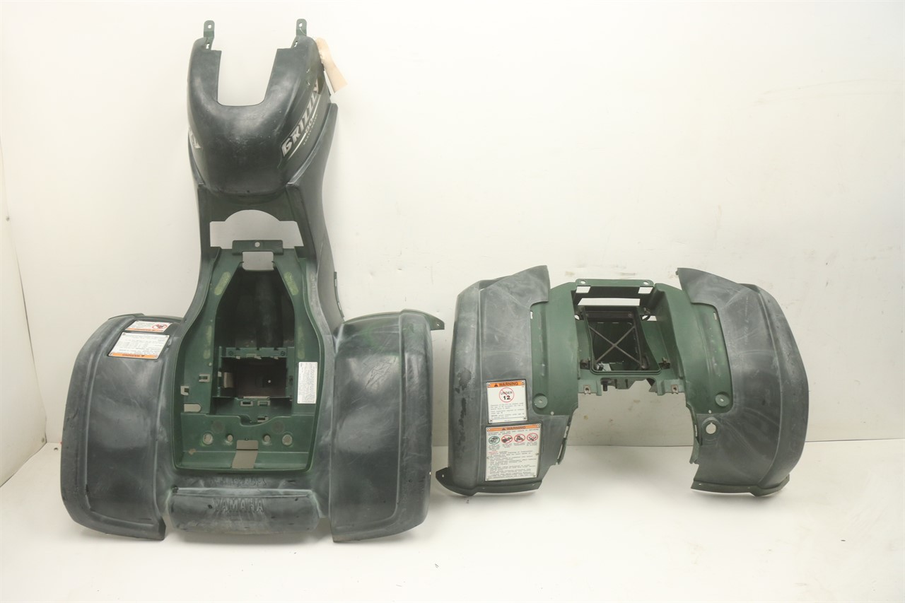 Yamaha Grizzly 80 06 Front Rear Fender Green Side Panel 41888 | eBay