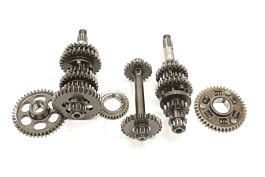Kawasaki Bayou 300 4x4 95 Transmission Gears Shafts Assembly 52403