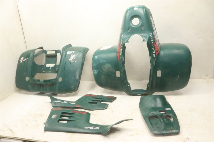 Polaris Xplorer 300 4x4 98 Fender Set Front Rear Side Covers Green