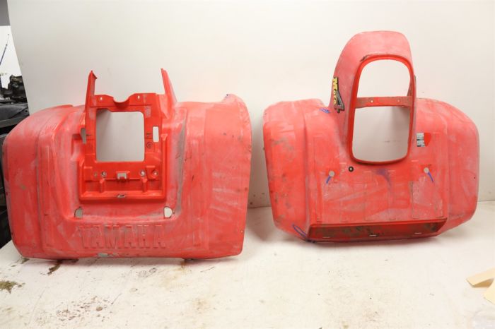 Yamaha Moto 4 225 2x4 86 Front Rear Fender Set Red 28634