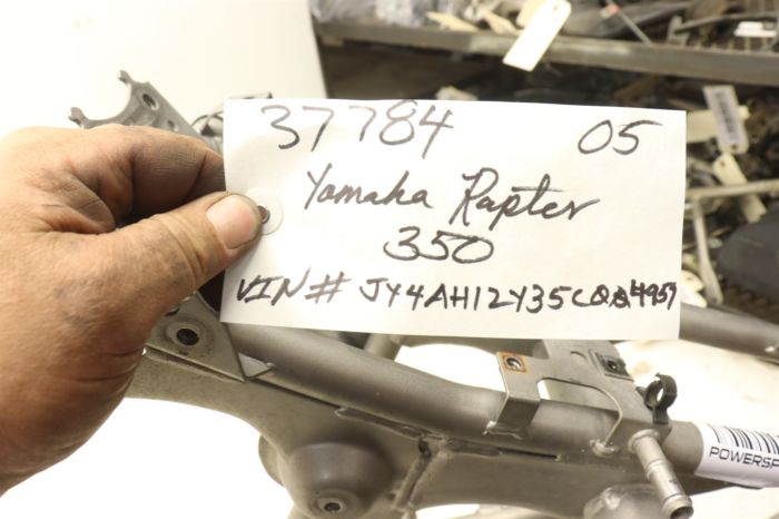 Yamaha Raptor 350 05 Frame 5YT-21110-00-00 37784 - Power Yamaha Raptor 350 05 Frame 5YT-21110-00-00 37784 - Power