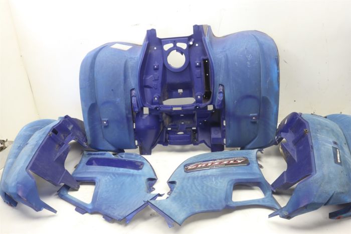 Yamaha Grizzly 550 12  Fender Set Front Rear Sides Blue 38855