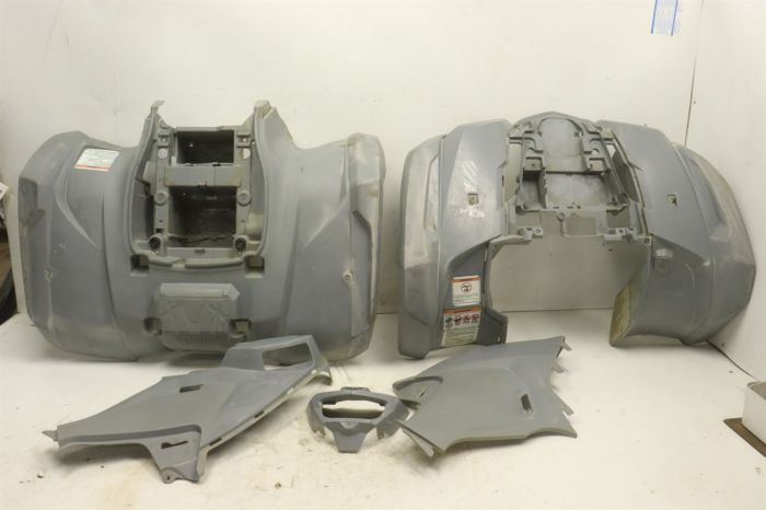 Yamaha Kodiak 450 EPS 18 Fender Set Front Rear Silver Side Panel 39779