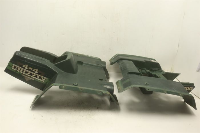 Yamaha Grizzly 600 99 Fender Set Front Rear Green 42512 - Power