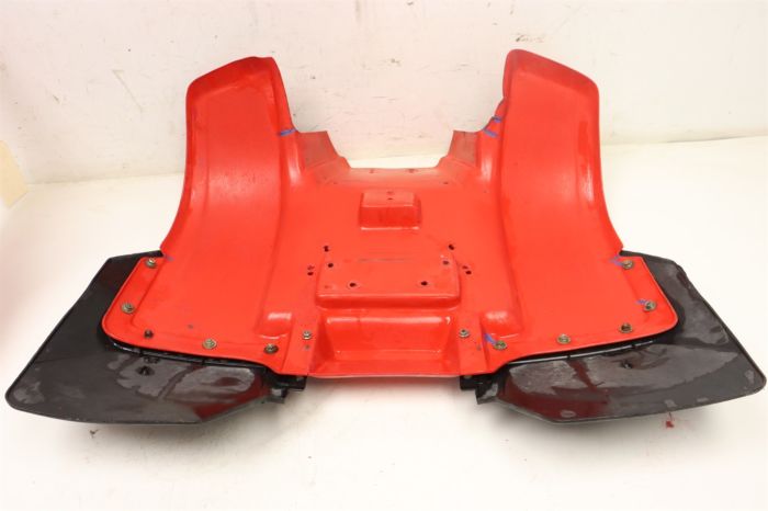 Honda Fourtrax 125 86 Fender Set Front Rear Red 43893 - Power