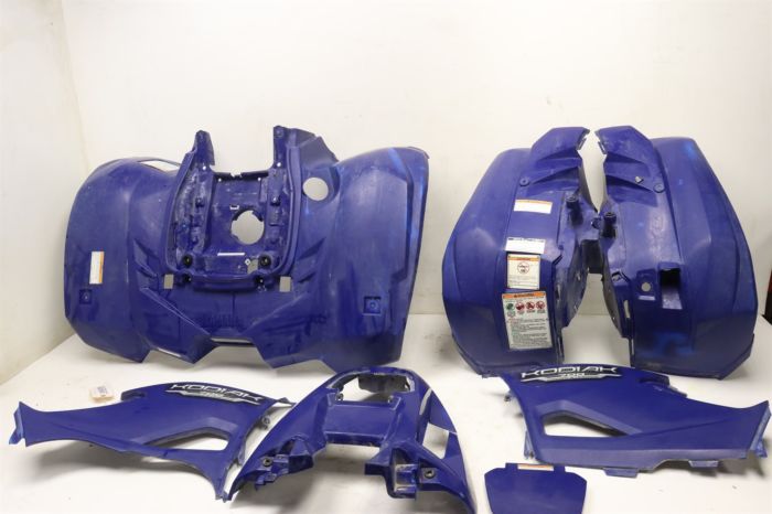 Yamaha Kodiak 700 EPS 16 Fender Set Front Rear Side Panel Blue 45286