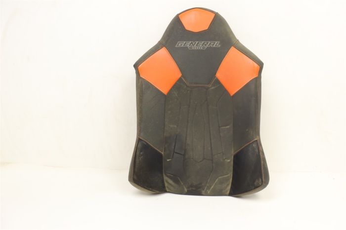 Polaris General 1000 EPS 18 Seat Back Rest (BLK/Orange) 2688017 #2 46720