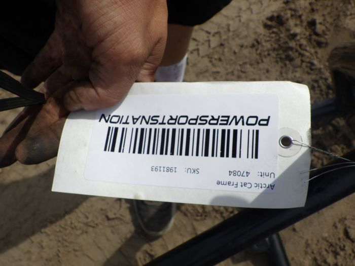 Arctic Cat Wildcat 1000 GT 12 Frame 5506-050 Paperwork CT 47084