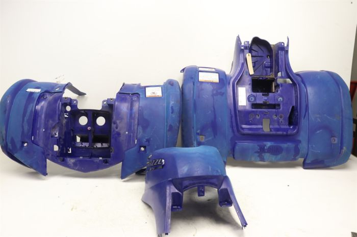 Yamaha Grizzly 125 05 Fender Set Blue Front Rear 47742