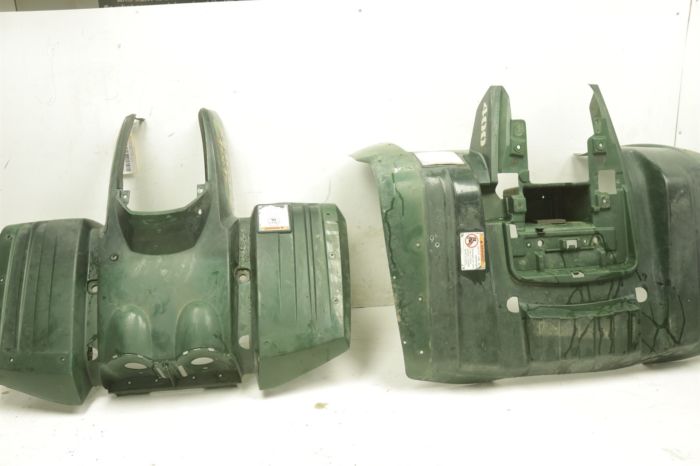 fender 各パーツ　4点セット Yamaha Kodiak 400 99 Fender Front Rear Set Green 48400 - Power