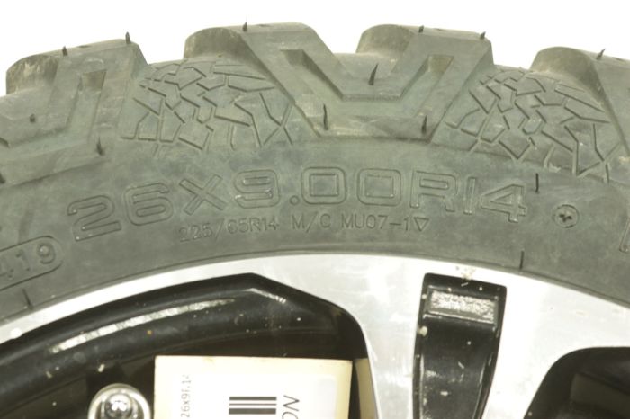 Arctic Cat Prowler 700 HDX XT 17-22 Wheel Rim Spare 26x9R14 Tire