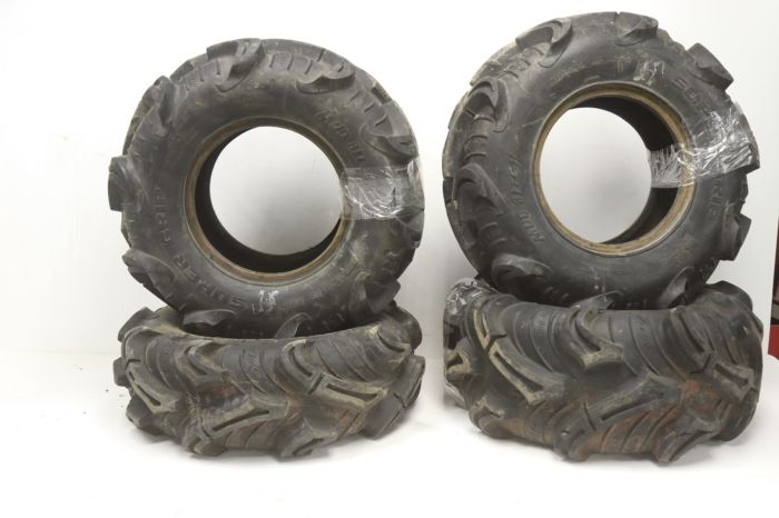 Super Grip (2) 26x12-12 (2) 26x9-12 Tires For Polaris Sportsman 500 HO 12 49707