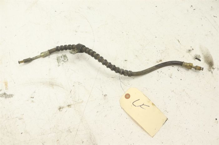 Used OEM - Polaris Big Boss 250 300 350L 400 Left Brake Line W Fitting 1930752