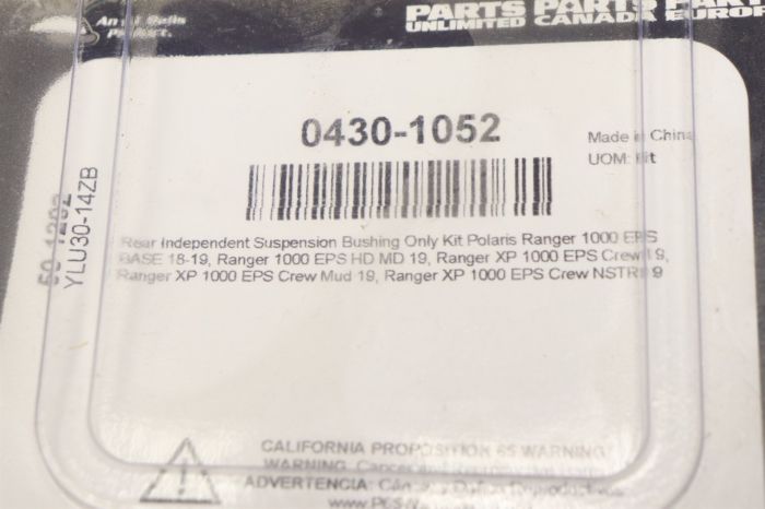 Moose Rear Suspension Bushing Kit 0430-1052 For Polaris Ranger XP